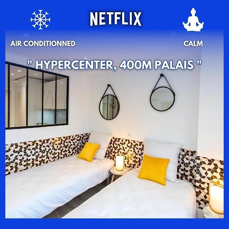 Le Forville : 400M Palais, Calme, Clim カンヌ エクステリア 写真