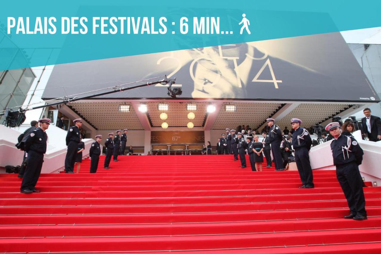 Le Forville : 400M Palais, Calme, Clim カンヌ エクステリア 写真